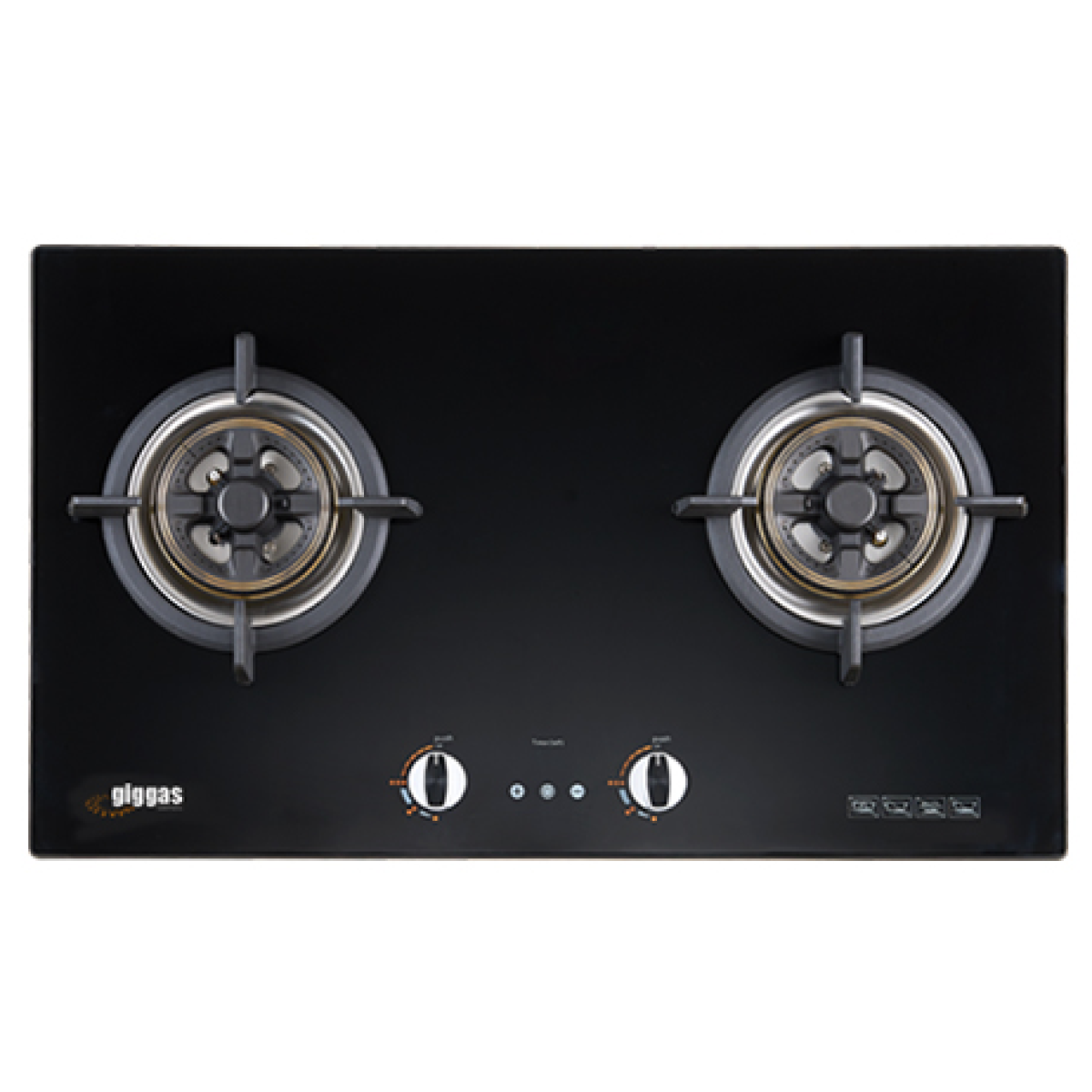 Giggas 上將 GA-9688II(LPG) 76厘米 嵌入/座檯式 雙頭石油氣煮食爐